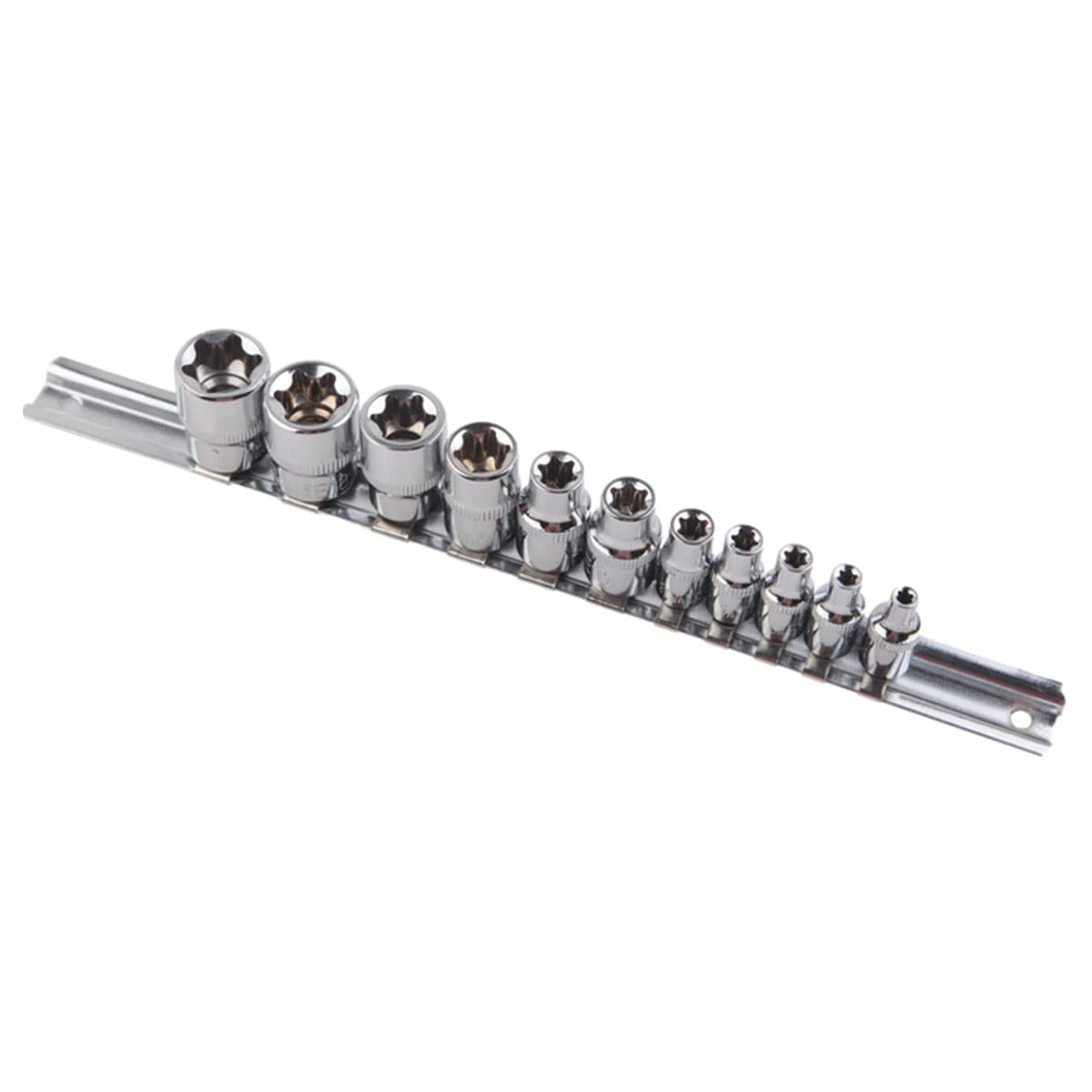 

ENN LLC Torx Socket Star and Flower Socket Female E20 E-Type Set, Shape, Wrench, Torx, E-Torx, E4, E5, E6, E7, E8, E10, E12, E14, E16, E18,