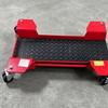 Motorcycle Relocator Stand Caster Wheels Vehicle Support Red Metal