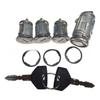 Replacement Key Ignition Switch Ignition Key Switch Replacement Ignition Switch Chrome-plated Finish Complete Lock Set