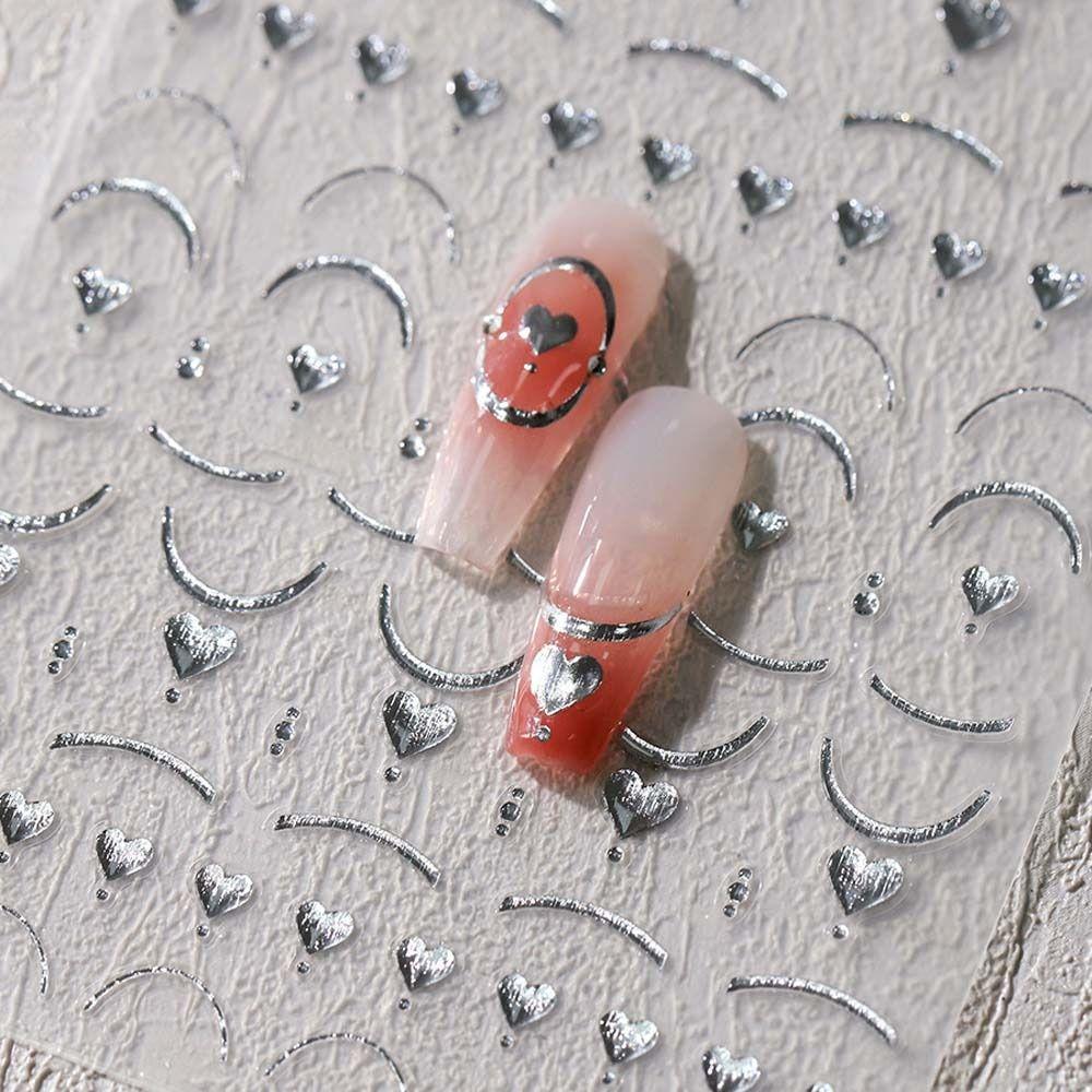 

Звезда Луна Желе Цветы Наклейки для ногтей Любовь Сердце Желе Украшения для ногтей Маникюрный салон StyleC