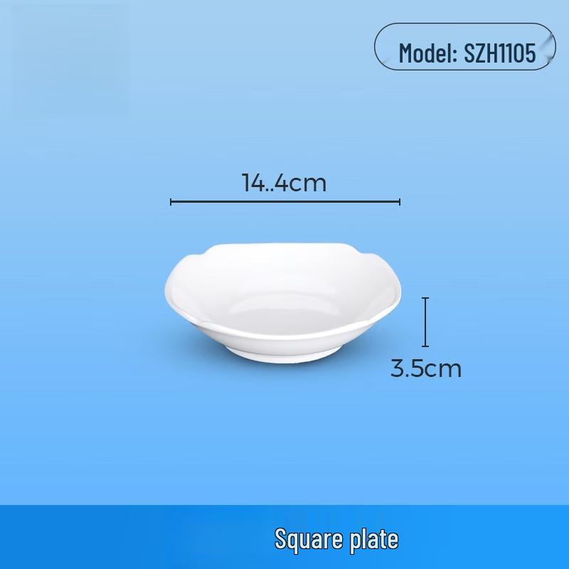 5.6-inch Square Melamine Side Dish