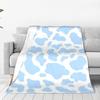Preppy Schulsachen, Preppy, Blaue Decke Super Weiches Fleece Sofa Überwurfdecke für Zuhause Schlafzimmer Reisen Überwürfe Tagesdecke Steppdecke