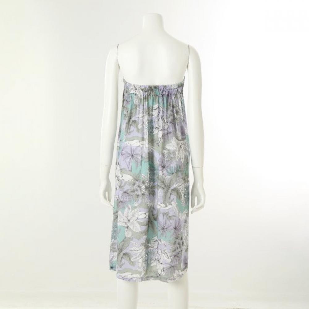 Wacoal Rayon Palm Tree Pattern Shower Gown Wgn719wl