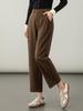 Lyocell Wool Women's High-Waist Slimming Black Harem Pants - Autumn 2025 Collection