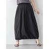 Japanese and Korean Artistic Hong Kong Style Students Lazy and Loose Bud Skirt Hem Adjustable Elastic Waist Pettiskirt Long Skirt