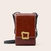Mini Square Bag Messenger Bag New Cowhide Women's Bag Versatile Mobile Phone Bag Premium Bag