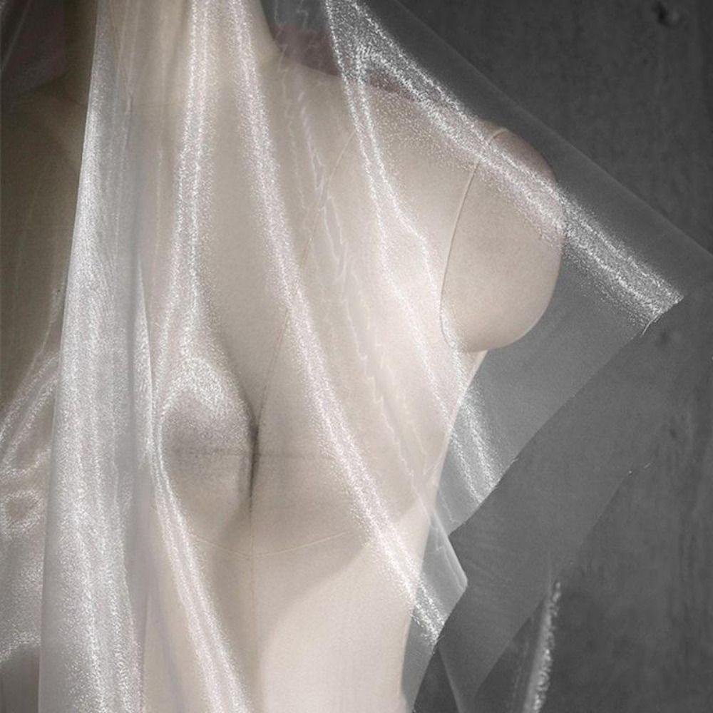 DIY Crystal Organza Fabric  for Wedding Backdrop DIY Curtains Hanfu Dress Design