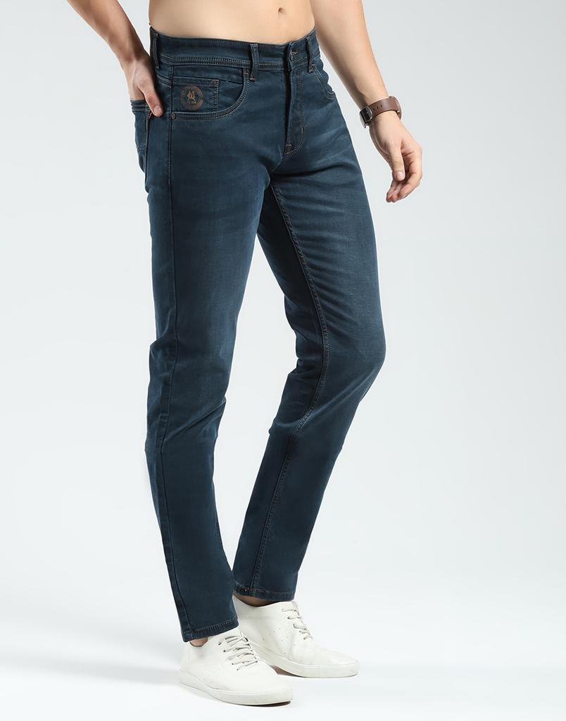 MONTE CARLO Men's Regular Fit Mid Rise Jeans