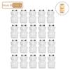 1-20PCS 500ml Cute Bear Milk Tea Bottle Disposable PET Transparent Juice Bottle Cartoon Bear Portable Juice Yogurt Bottle
