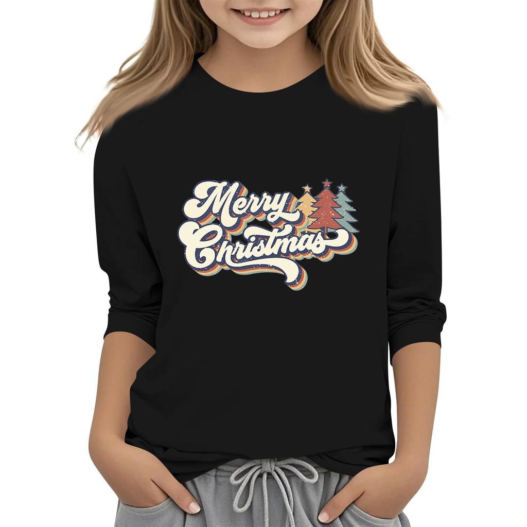 Dziecięcy T-shirt z okrągłym dekoltem i rękawem 3/4 z nadrukiem na Dzień Niepodległości