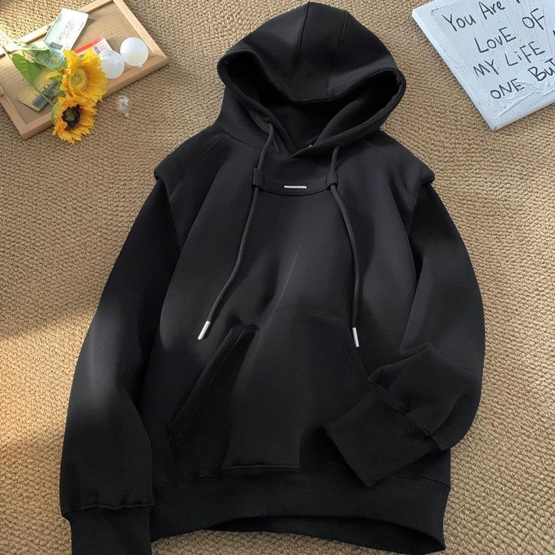 Unisex Casual Hoodie Long Sleeve Loose Sweatshirt Men Women Daily Wear Pullover Hooded Top