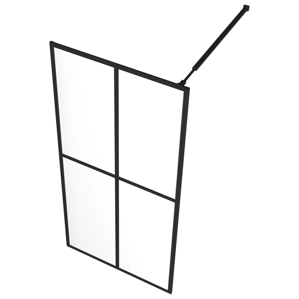 Vidaxl Shower Wall, Transparent Tempered Glass, 80 X 195 Cm