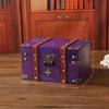 Wooden Storage Vintage Box With Lid For Desk And Shelf Organization Decoration