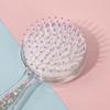 New air cushion comb - round handle, glitter scalp massager hair brush