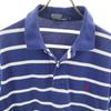 Polo by Ralph Lauren Border Pattern Short sleeve Polo shirt Kanoko fabric Men's Used
