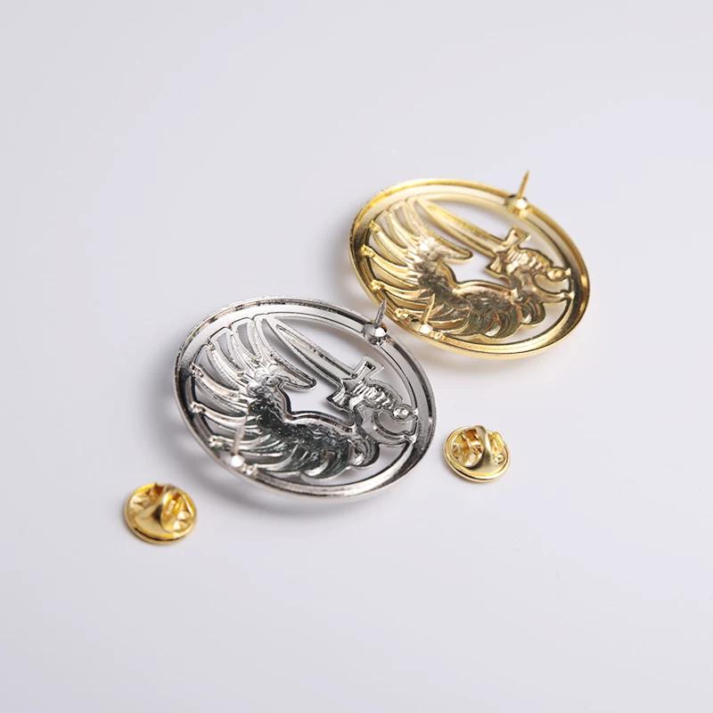 Berretto da Paracadutista della Legione Straniera Francese Emblema Replica Spilla Metallica Distintivo da Spalla Spada Alata Aerotrasportata Distintivo Commemorativo
