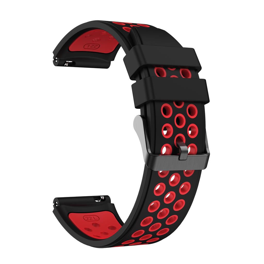 22mm Lug End Silicone Strap For Zeblaze Ares 3 Pro / Stratos 3 2 Sport Band Replacement WristBand For Zeblaze Vibe 7 Pro / Lite