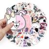 Danganronpa Game Character Stickers: 50-Pack for Laptops, Luggage, and Car Decoration