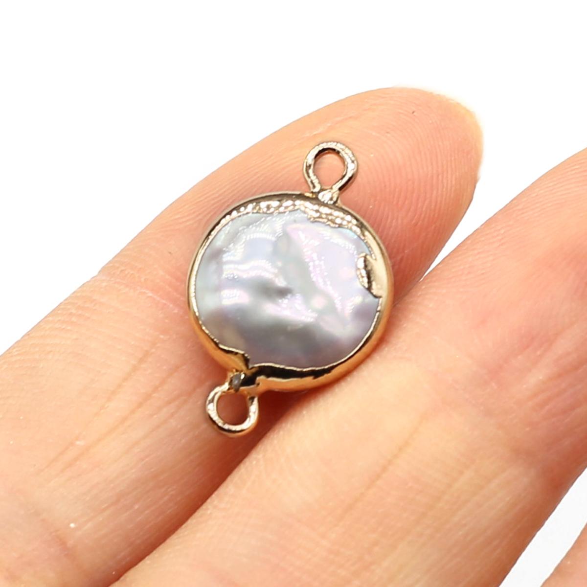 

1 шт., богемные мини роскошные высококачественные искусственные жемчужные подвески-коннекторы для самодельных уникальных ожерелий, браслетов, аксессуаров для ножных браслетов, изготовления ювелирных изделий 1Pc/20×13mm