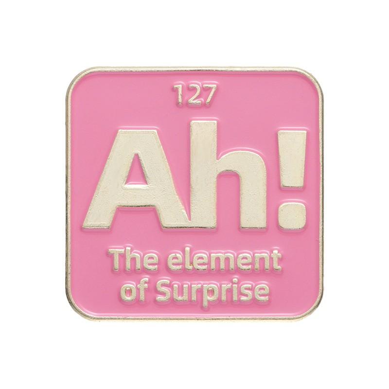 Fun Colorful And Chemistry Molecule Brooch Playful Cartoon Inspired Alloy Pin For Personal Style
