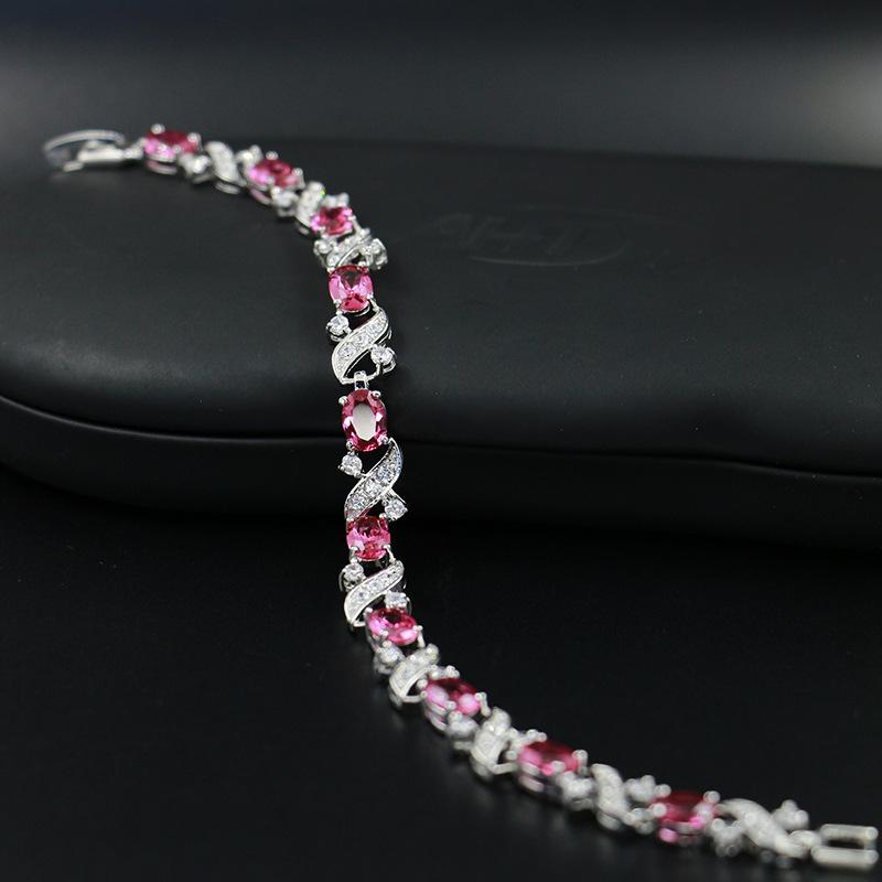 Korean Fashion Wedding Dress Zircon Bracelet Womens Sweet Birthday Gift