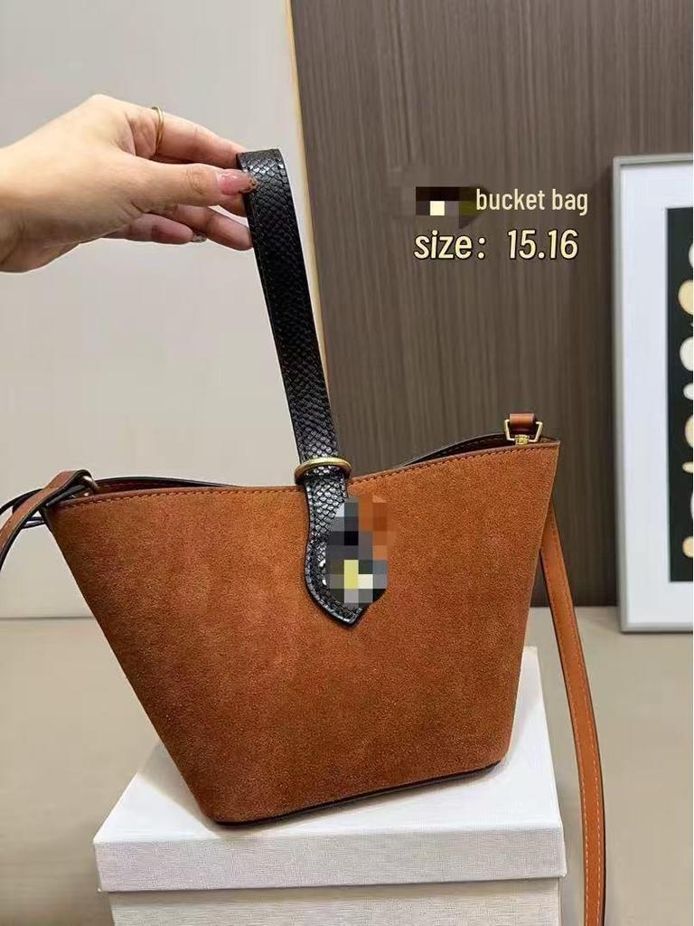 Saiya Retro Print Bucket Bag: Durable, Timeless, High-Value Classic & Versatile Style