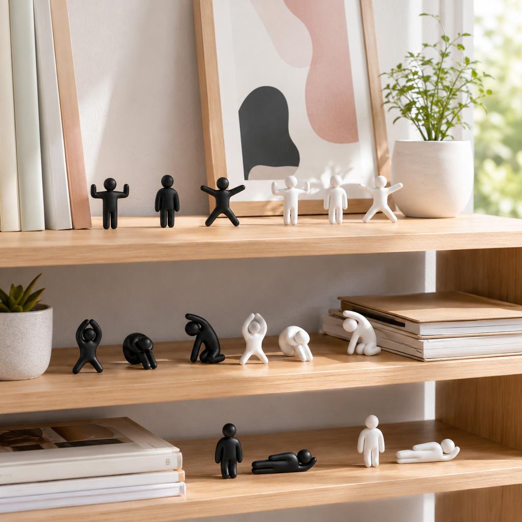 Set of 8 3D Printed Mechanical Models, Posable and DIY Paintable for Creative Projects