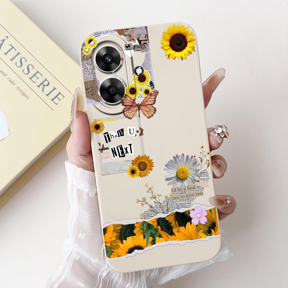 Für Realme Note 60 Hülle Luxus Kunst Bemaltes Cover Stoßfest Weiches Silikon Handyhülle Für Realme Note 50 Note50 Note60 Rückseite