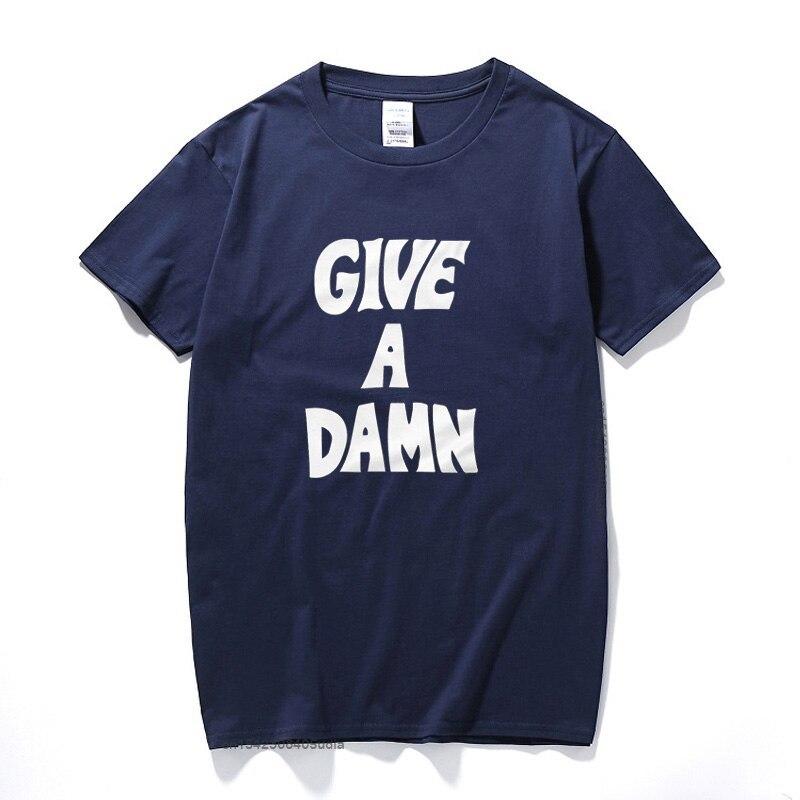 Give A Damn As Worn By Alex Turner T-Shirt Premium Cotton Music Top Camisetas Hombre Fashion Short Sleeves Tee Shirt