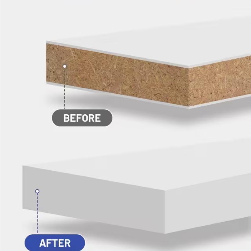 1PC 10mx1/2/2.5/5cm Preglued Edging PVC Edge Banding for Wood Kitchen Wardrobe Furniture Table Desk Board