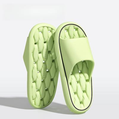 Women Man Bathroom Slippers Summer Indoor Home Stepping Shit Feeling EVA Bath Non-slip Slippers