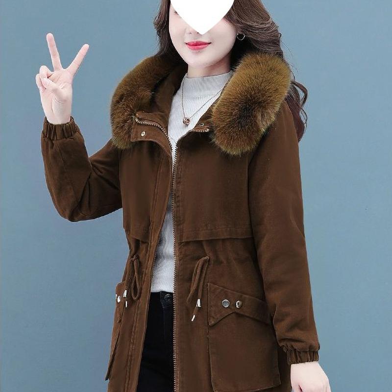 Padded Jacket Women's Short Winter Velvet Lamb Velvet Thickened Jackets