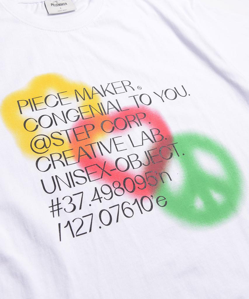 PEACE MAKER Piece Love Peace Tee (White)