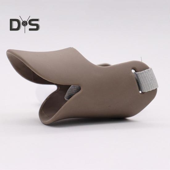 Anti Bite Duck Mouth Shape Dog Muzzle Silicone Duck Bill Dog Mouth Cover Adjustable Dog Muzzle Face Guard for Small Medium Dogs