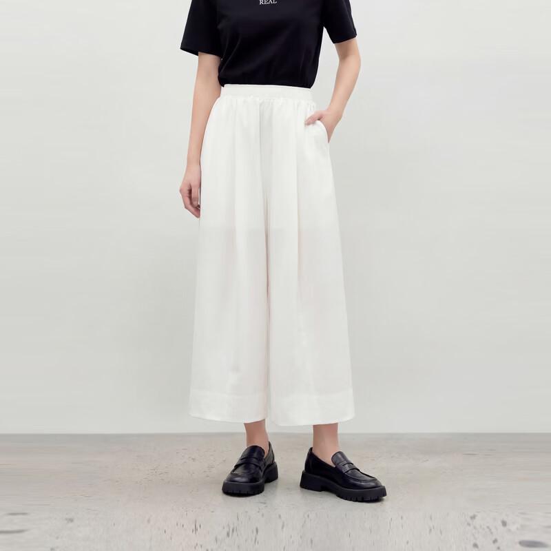 Women s High-Waisted Pleated Wide-Leg Pants S