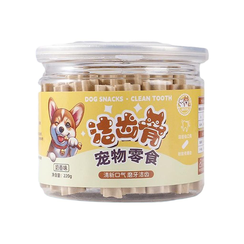 Batoane de mestecat pentru câini, Gustări pentru căței, Special pentru Teddy și Bichon, Os de curățare a dinților pentru a antrena câinii să fie rezistenți la mestecat.