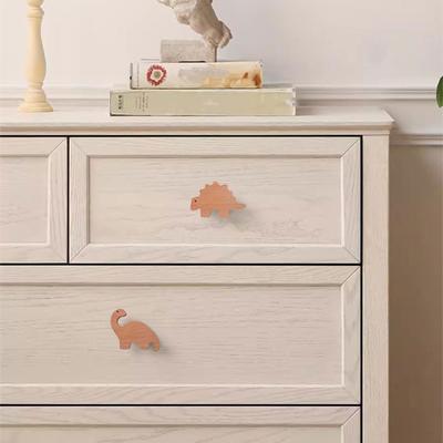 Ahşap Dolap Düğmesi Dinozor Şeklinde Dolap Çekmece Kulpu Dolap Çekme Aparatları Kız ve Erkek Odası İçin Mobilya Dekoratif Kulpu