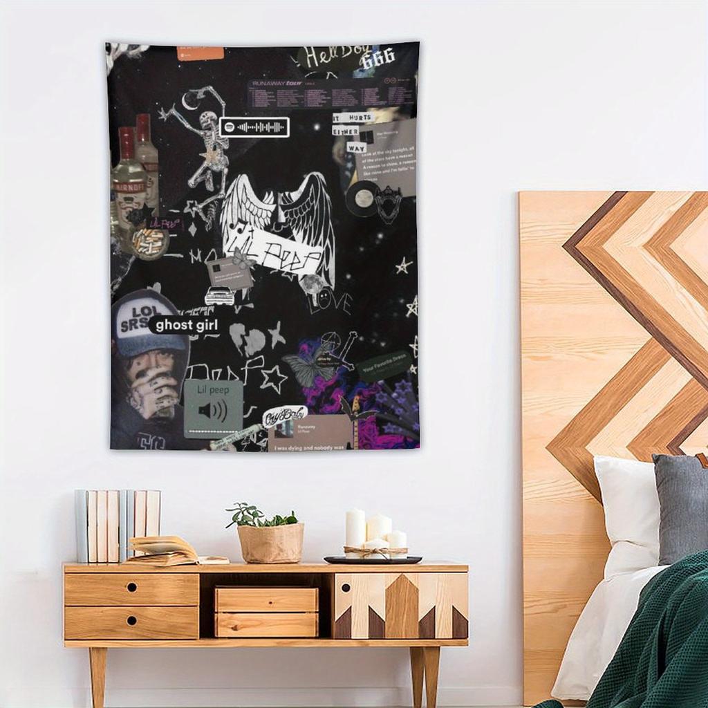 Artistic Tapestry Unique Design for Home Decor Adds Quirky and Edgy Style and Mystery to Any Room