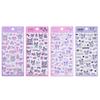 KRGNPLE 3D Puffy Character 4 PVC Precision Decorate and Christmas Store-Quality Stickers, Designs, Sheets, Cute, Waterproof, Cover, Printing,
