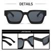 Retro Square Black Sunglasses UV400 Vintage Shades for Men Women Fashion Outdoor Travel Sun Glasses