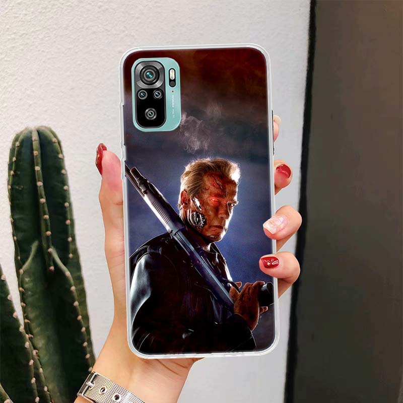 Arnold Schwarzenegger Terminator For Xiaomi Poco X6 X3 Nfc X5 X4 F6 F5 Pro Phone Case F4 Gt F3 F2 F1 M5S M4 M3 M2 5G Fundas Coqu