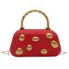 Women's cosmetic bag luxury designer bags 2025 new shoulder messengerbag high end wallet korean popular clutch Rivet evening bag