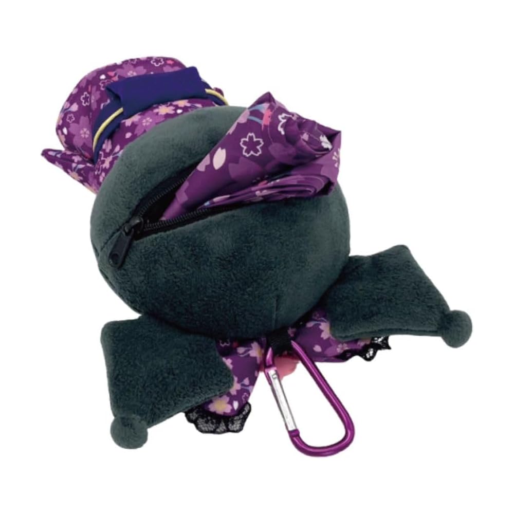 Nakajima Corporation Eco-Friendly Plush Bag Cherry Blossom Kimono Kuromi 193612-24