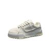 Nowe przewiewne buty na desce niskie codzienne buty na platformie sznurowane modne buty chlebki tt