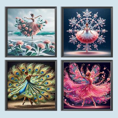 5D DIY Full Square Drill Diamond Painting Girl Kit for Home Decoration Art