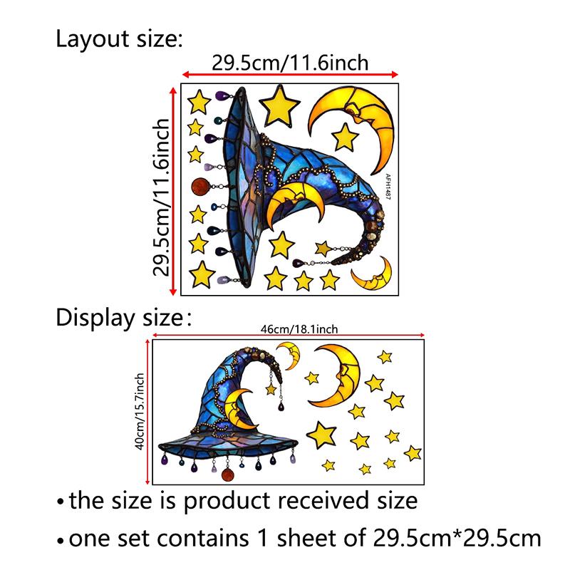 

Halloween New 3D Effect Wall Stickers Collection Of Various Horror Elements Floor Stickers Home Decoration A35