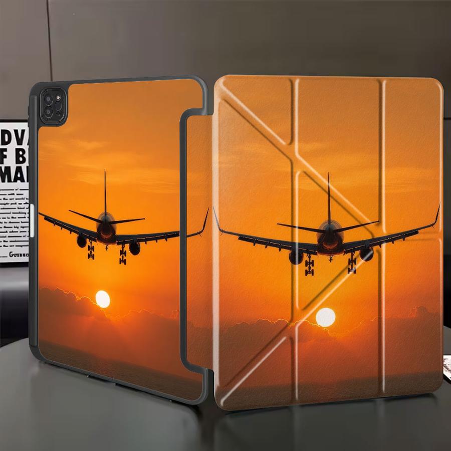 

Tablet Case For iPad Air 4 5 M3 M2 1 2 M4 11inch Pro 2025 Pro 11th 10th 9th 8th 7th 12.9inch Mini 6 7 Holder Cover Orange Sky iPad Mini 7 8.3