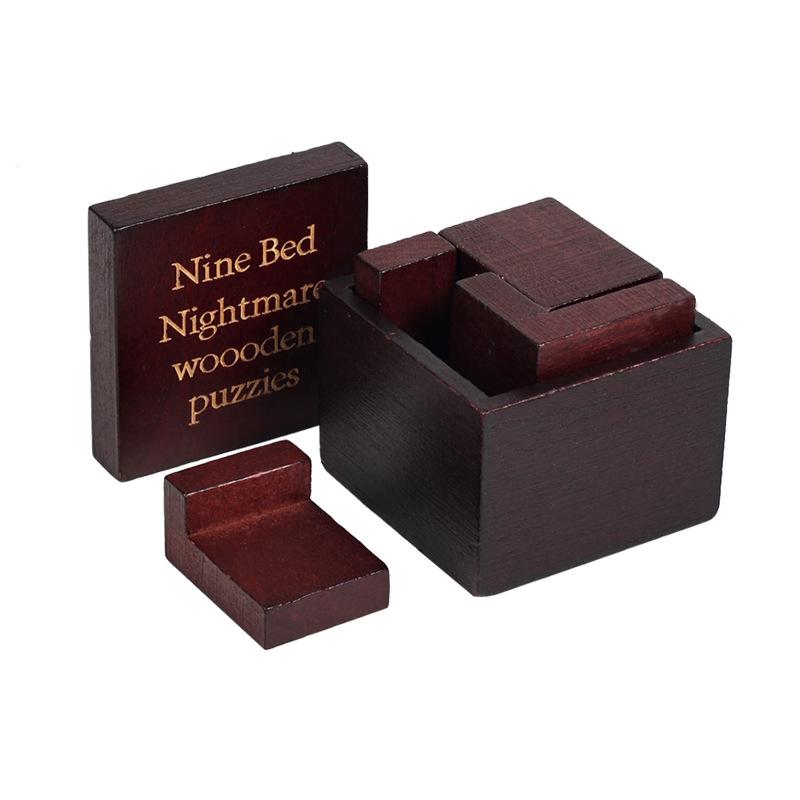 Children s Wooden Educational Russian Block Puzzle & Lock-Picking Toy