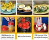 6pcs Egg Cooker Flexible Silicone Non-Stick Kitchen Cooking Boiled Eggs Poachers Separator Steamer Egg Mold Cup Accessories