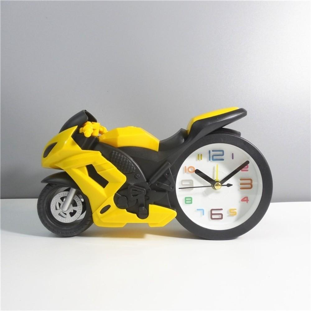 Retro Desktop Alarm Clock Motorcycle-themed Bedhead Alarm Clock Creative Desktop Clock  Birthday